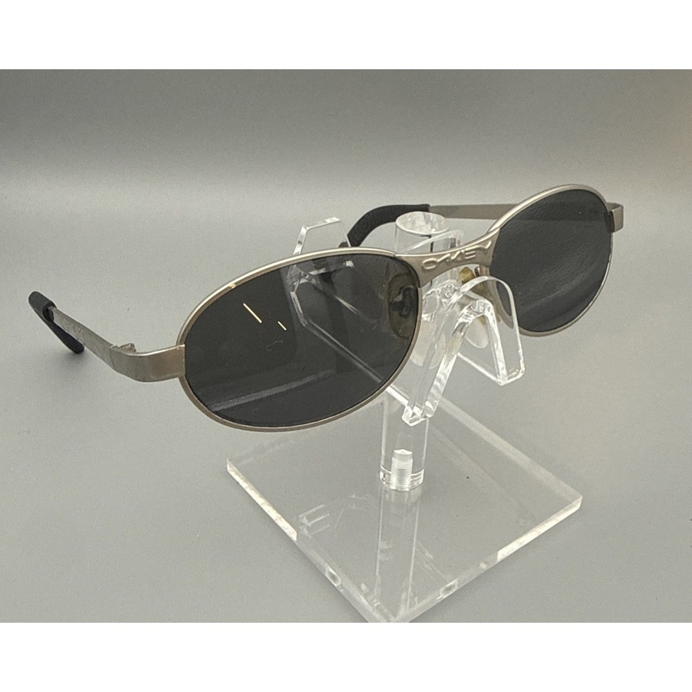 Oakley Vtg Authentic Killer Loop Reckless GoldTone 90' Oval Sports Sunglasses